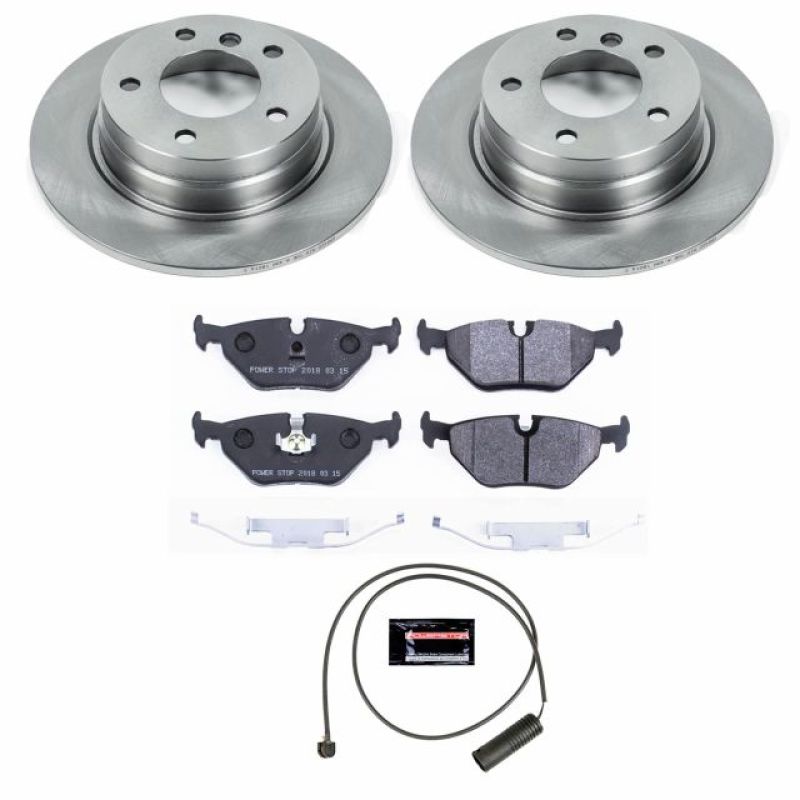 Power Stop 92-98 BMW 318i Rear Track Day Brake Kit-Brake Kits - Performance Blank-Grocery Getter Performance