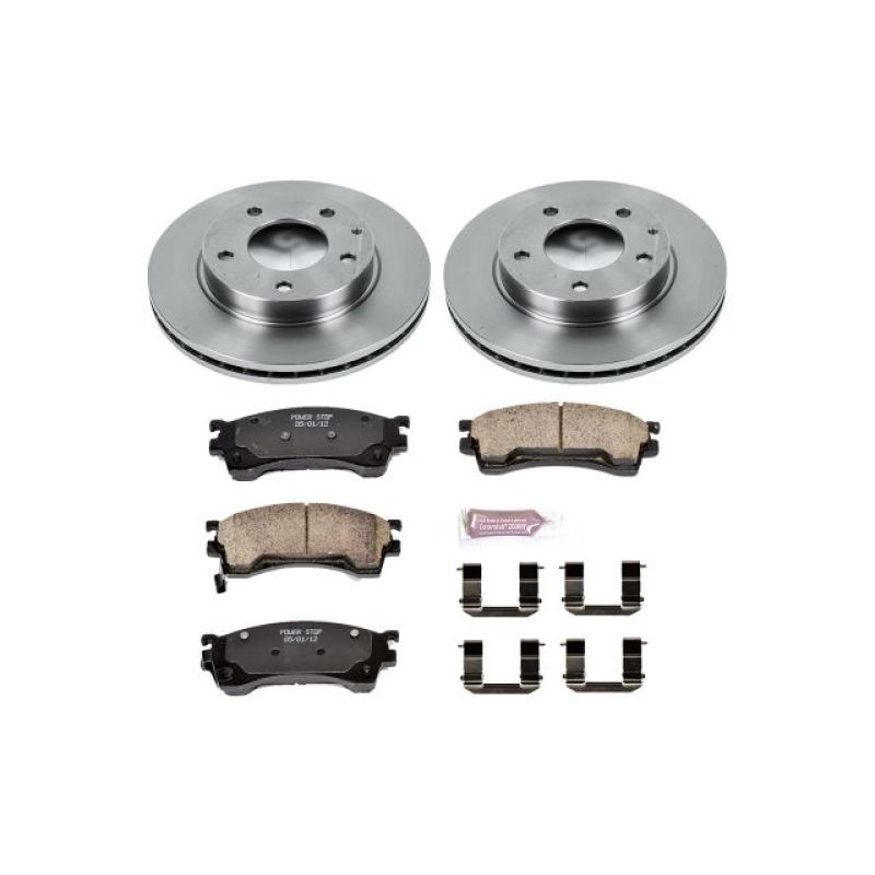 Power Stop 93-97 Ford Probe Front Autospecialty Brake Kit-Brake Kits - OE-Grocery Getter Performance