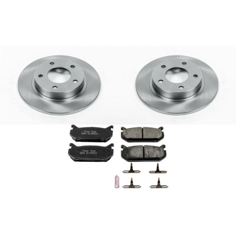 Power Stop 93-97 Ford Probe Rear Autospecialty Brake Kit-Brake Kits - OE-Grocery Getter Performance