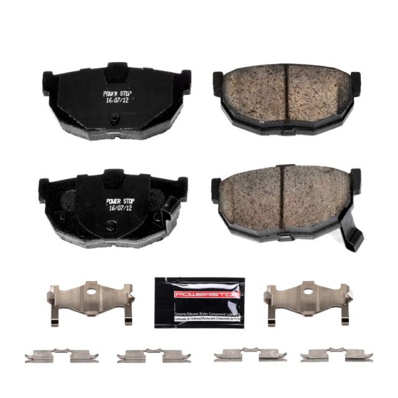 Power Stop 94-06 Hyundai Elantra Rear Z23 Evolution Sport Brake Pads w/Hardware-Brake Pads - Performance-Grocery Getter Performance