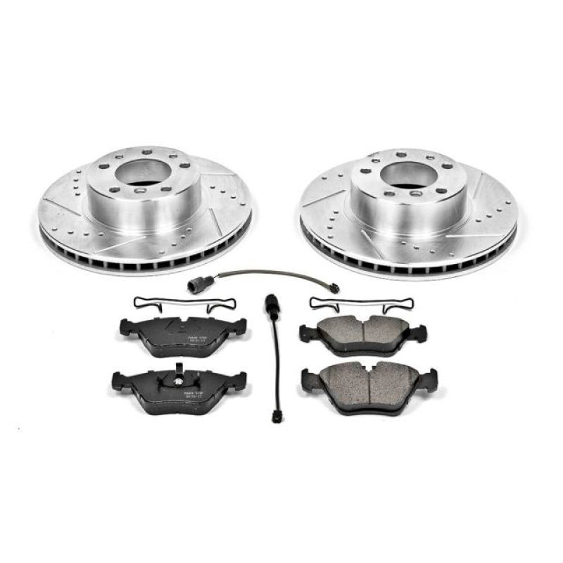 Power Stop 94-95 BMW 540i Front Z23 Evolution Sport Brake Kit-Brake Kits - Performance D&S-Grocery Getter Performance