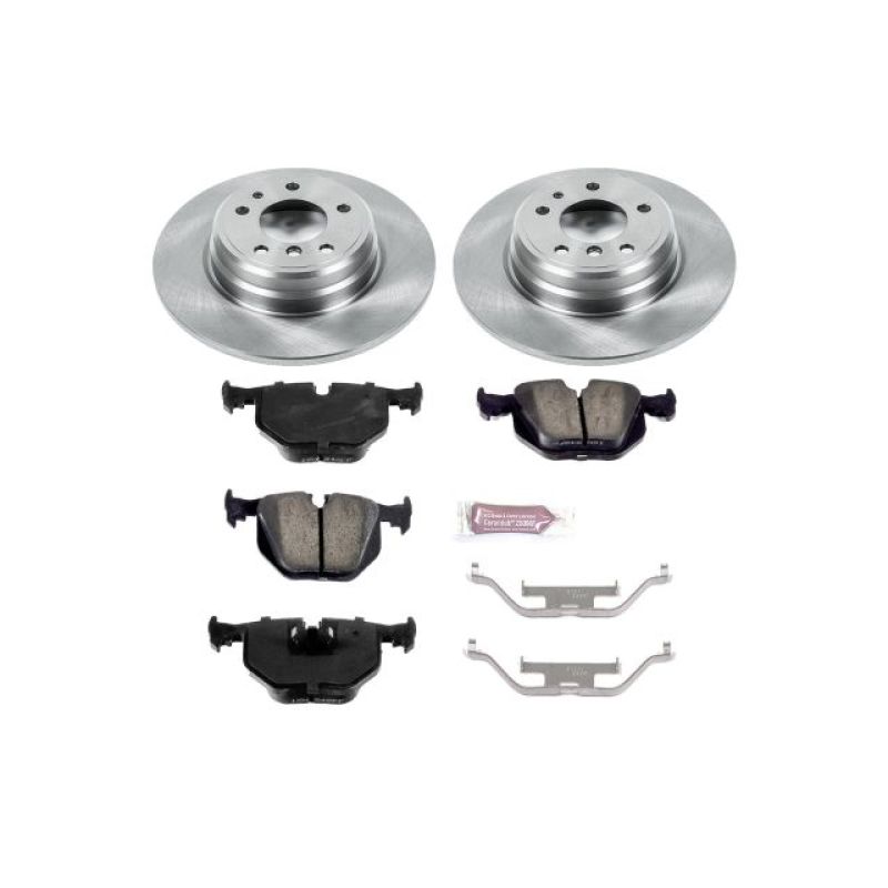 Power Stop 94-97 BMW 840Ci Rear Autospecialty Brake Kit-Brake Kits - OE-Grocery Getter Performance