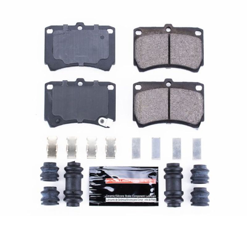 Power Stop 94-97 Ford Aspire Front Z23 Evolution Sport Brake Pads w/Hardware-Brake Pads - Performance-Grocery Getter Performance