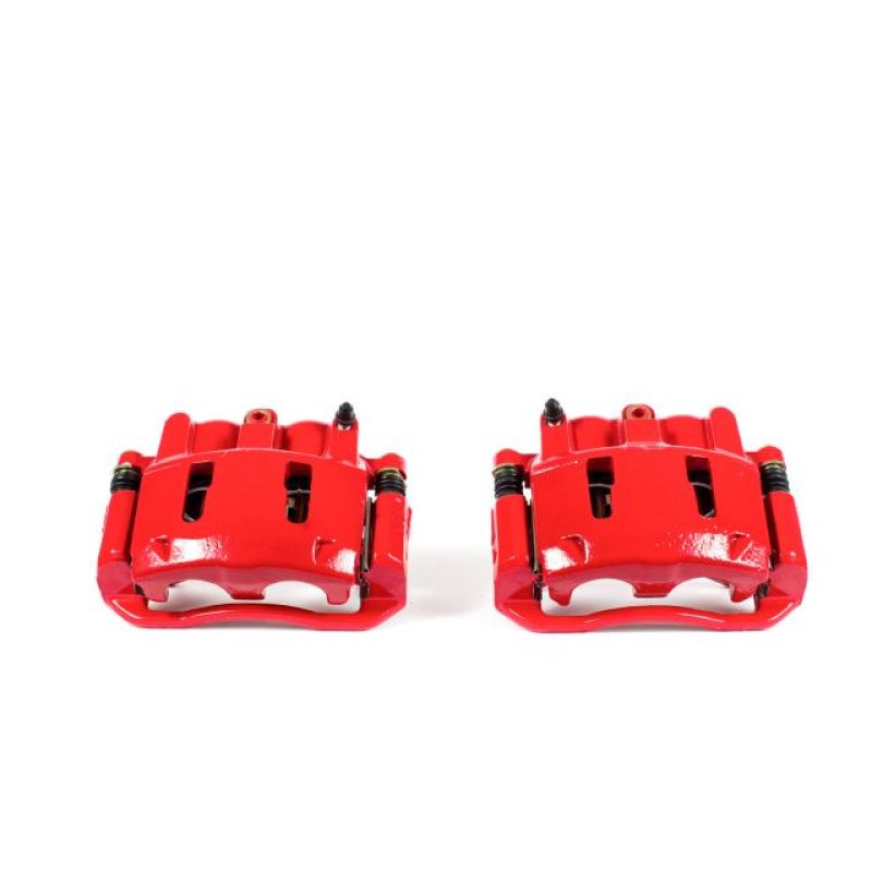 Power Stop 95-01 Ford Explorer Front Red Calipers w/Brackets - Pair-Brake Calipers - Perf-Grocery Getter Performance