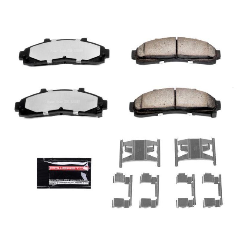 Power Stop 95-01 Ford Explorer Front Z36 Truck & Tow Brake Pads w/Hardware-Brake Pads - Performance-Grocery Getter Performance