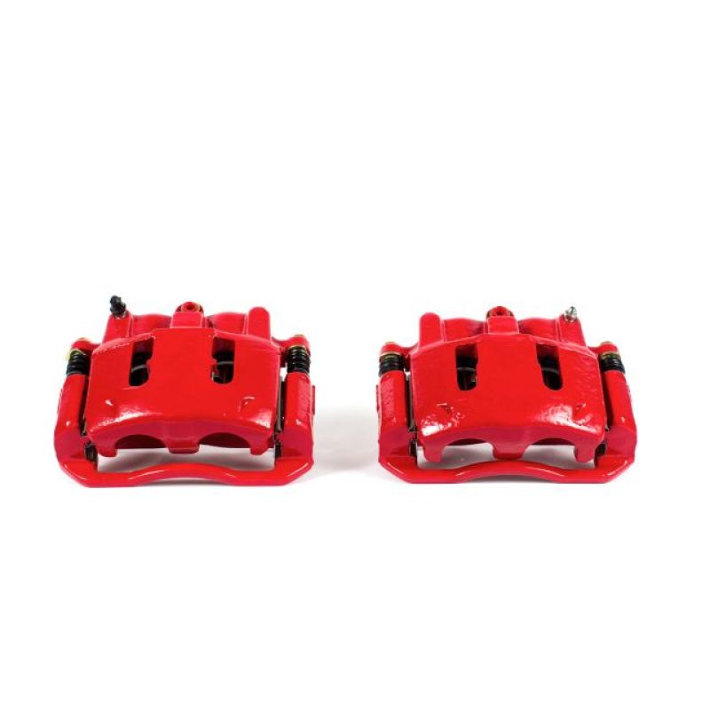 Power Stop 95-02 Ford Ranger Front Red Calipers w/Brackets - Pair-Brake Calipers - Perf-Grocery Getter Performance