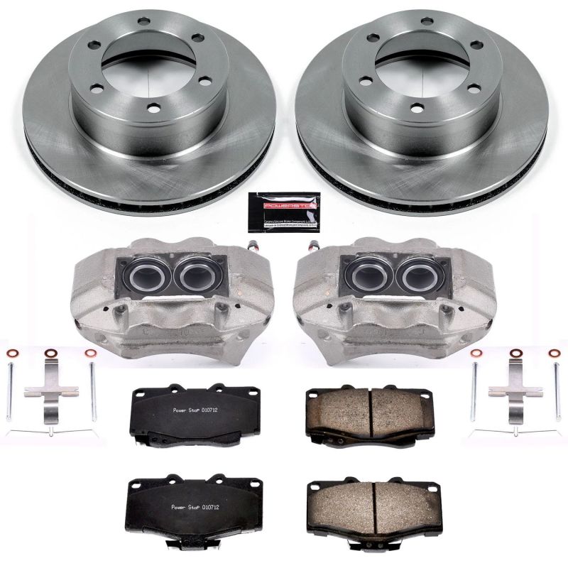 Power Stop 95-02 Toyota 4Runner Front Autospecialty Brake Kit w/Calipers-Brake Kits - OE-Grocery Getter Performance