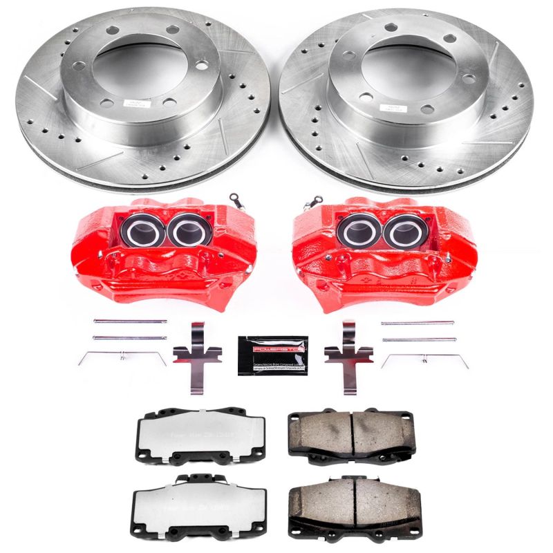 Power Stop 95-02 Toyota 4Runner Front Z36 Truck & Tow Brake Kit w/Calipers-Brake Kits - Performance D&S-Grocery Getter Performance