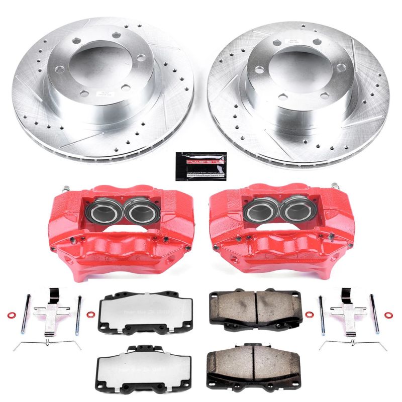 Power Stop 95-02 Toyota 4Runner Front Z36 Truck & Tow Brake Kit w/Calipers-Brake Kits - Performance D&S-Grocery Getter Performance
