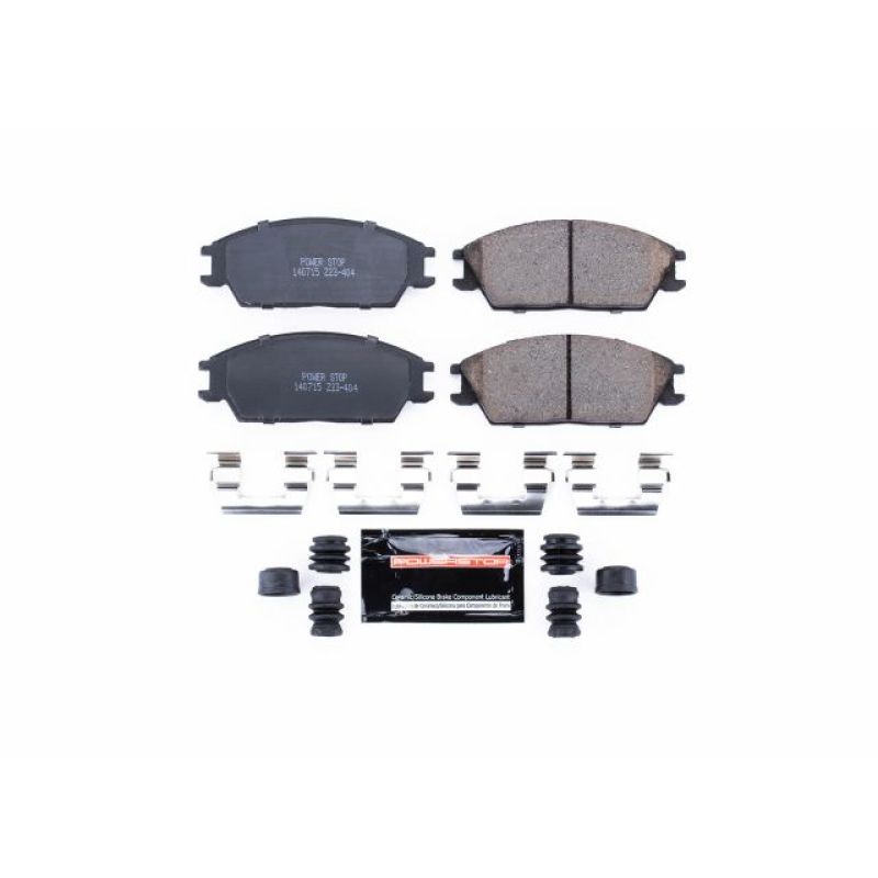 Power Stop 95-05 Hyundai Accent Front Z23 Evolution Sport Brake Pads w/Hardware-Brake Pads - Performance-Grocery Getter Performance