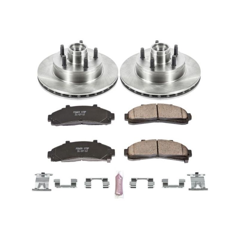 Power Stop 95-97 Ford Ranger Front Autospecialty Brake Kit-Brake Kits - OE-Grocery Getter Performance