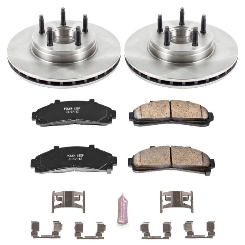 Power Stop 95-97 Ford Ranger Front Autospecialty Brake Kit-Brake Kits - OE-Grocery Getter Performance