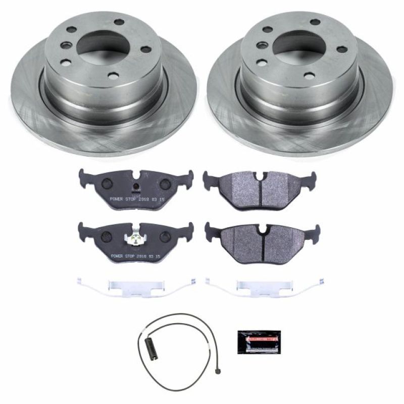 Power Stop 95-99 BMW 318ti Rear Track Day SPEC Brake Kit-Brake Kits - Performance Blank-Grocery Getter Performance