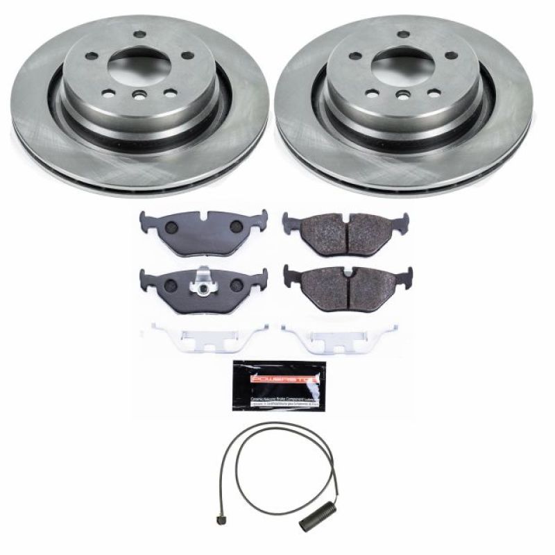 Power Stop 95-99 BMW M3 Rear Track Day Brake Kit-Brake Kits - Performance Blank-Grocery Getter Performance