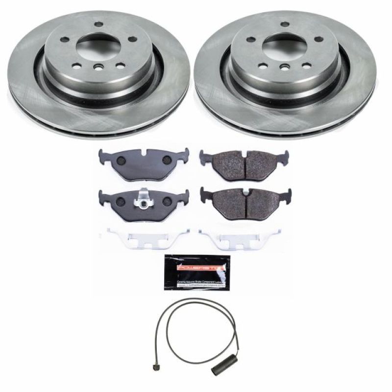 Power Stop 95-99 BMW M3 Rear Track Day SPEC Brake Kit-Brake Kits - Performance Blank-Grocery Getter Performance