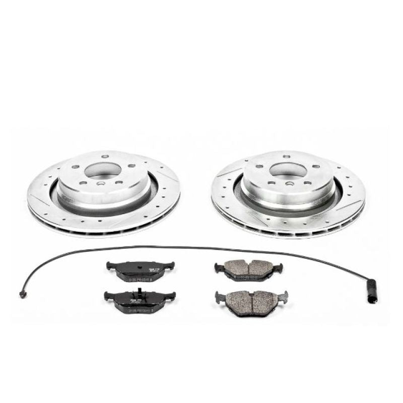 Power Stop 95-99 BMW M3 Rear Z23 Evolution Sport Brake Kit-Brake Kits - Performance D&S-Grocery Getter Performance