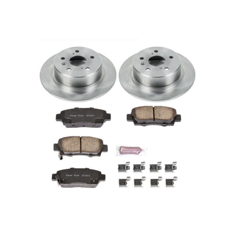 Power Stop 95-99 Toyota Avalon Rear Autospecialty Brake Kit-Brake Kits - OE-Grocery Getter Performance