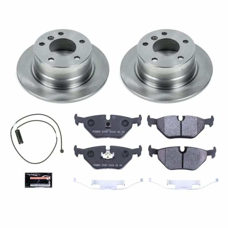 Power Stop 96-02 BMW Z3 Rear Track Day Brake Kit-Brake Kits - Performance Blank-Grocery Getter Performance