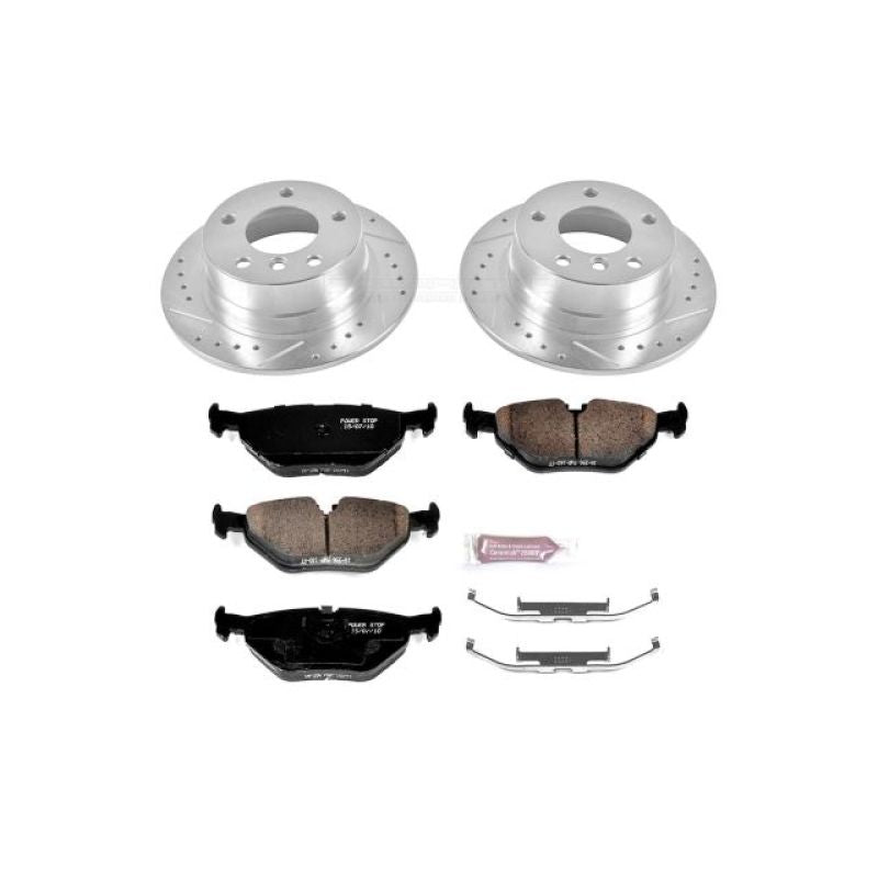Power Stop 96-02 BMW Z3 Rear Z23 Evolution Sport Brake Kit-Brake Kits - Performance D&S-Grocery Getter Performance
