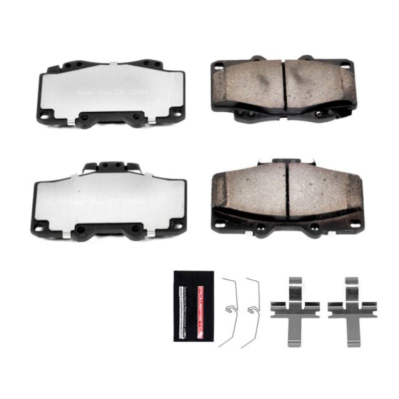 Power Stop 96-02 Toyota 4Runner Front Z36 Truck & Tow Brake Pads w/Hardware-Brake Pads - Performance-Grocery Getter Performance