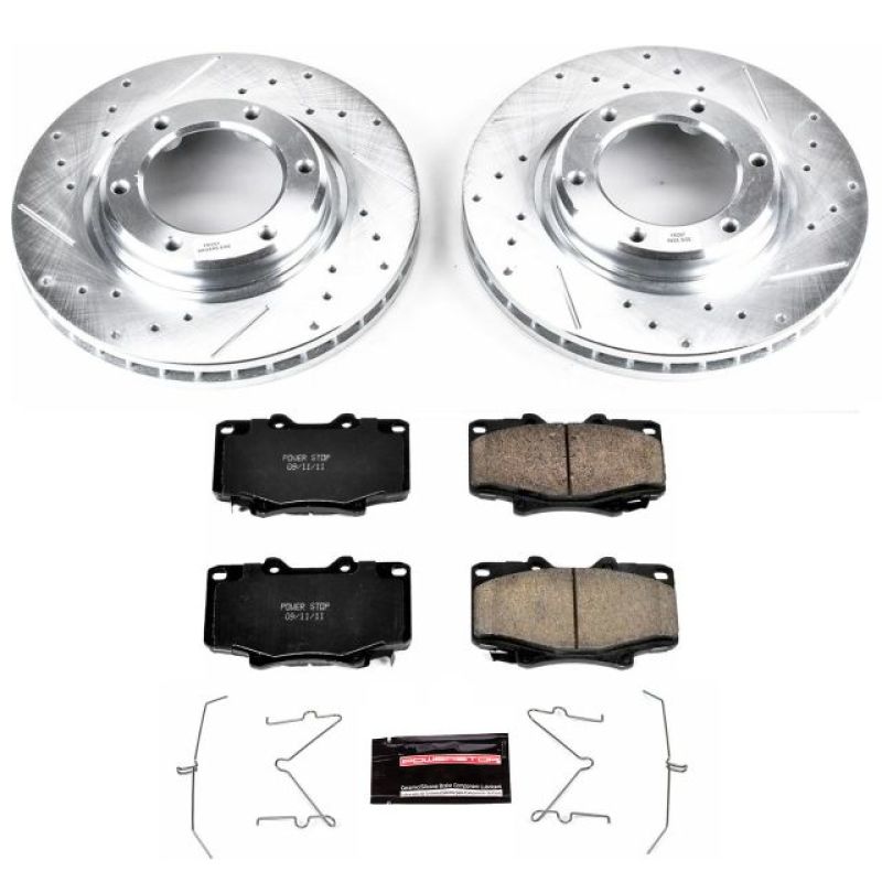 Power Stop 96-97 Lexus LX450 Front Z23 Evolution Sport Brake Kit-Brake Kits - Performance D&S-Grocery Getter Performance