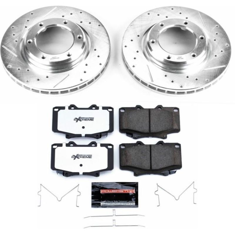 Power Stop 96-97 Lexus LX450 Front Z36 Truck & Tow Brake Kit-Brake Kits - Performance D&S-Grocery Getter Performance