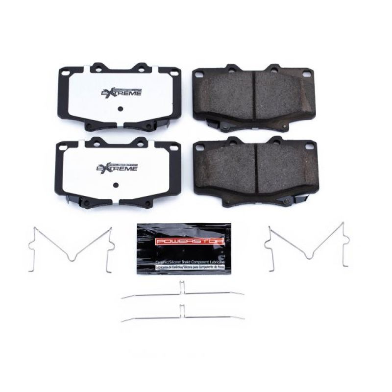 Power Stop 96-97 Lexus LX450 Front Z36 Truck & Tow Brake Pads w/Hardware-Brake Pads - Performance-Grocery Getter Performance
