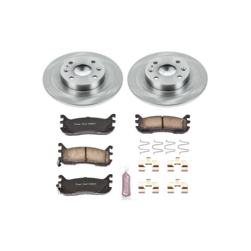 Power Stop 97-03 Ford Escort Rear Autospecialty Brake Kit-Brake Kits - OE-Grocery Getter Performance