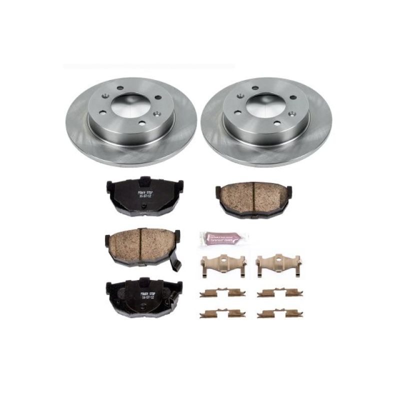 Power Stop 97-06 Hyundai Elantra Rear Autospecialty Brake Kit-Brake Kits - OE-Grocery Getter Performance