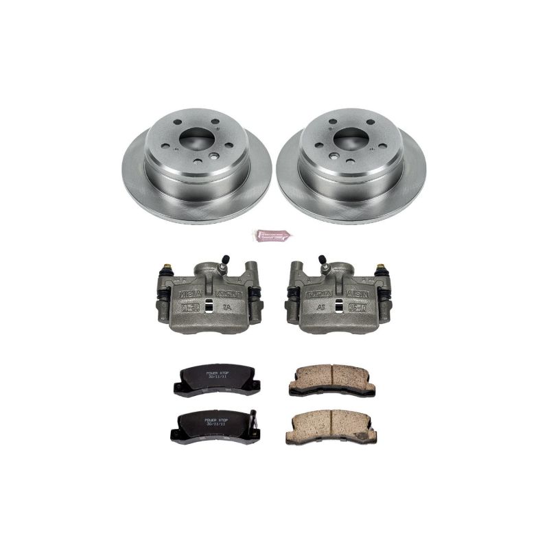 Power Stop 97-99 Lexus ES300 Rear Autospecialty Brake Kit w/Calipers-Brake Kits - OE-Grocery Getter Performance