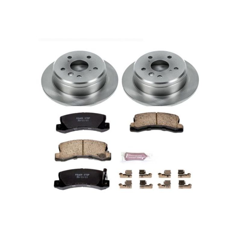 Power Stop 97-99 Lexus ES300 Rear Autospecialty Brake Kit-Brake Kits - OE-Grocery Getter Performance