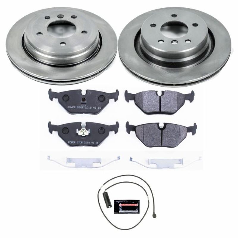 Power Stop 98-02 BMW Z3 Rear Track Day Brake Kit-Brake Kits - Performance Blank-Grocery Getter Performance