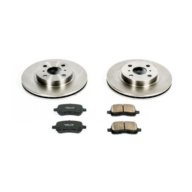 Power Stop 98-02 Chevrolet Prizm Front Autospecialty Brake Kit-Brake Kits - OE-Grocery Getter Performance