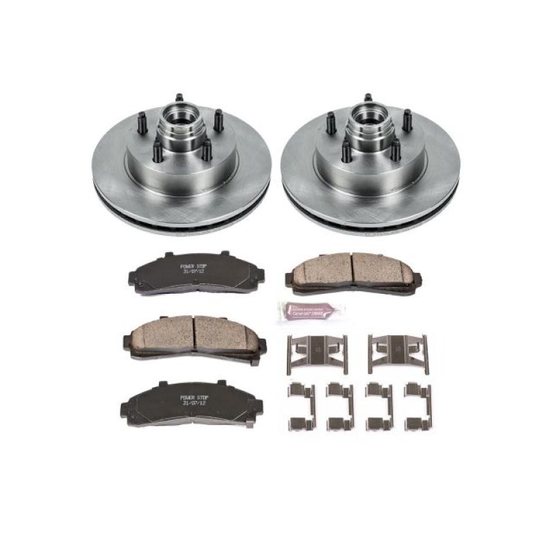 Power Stop 98-02 Ford Ranger Front Autospecialty Brake Kit-Brake Kits - OE-Grocery Getter Performance