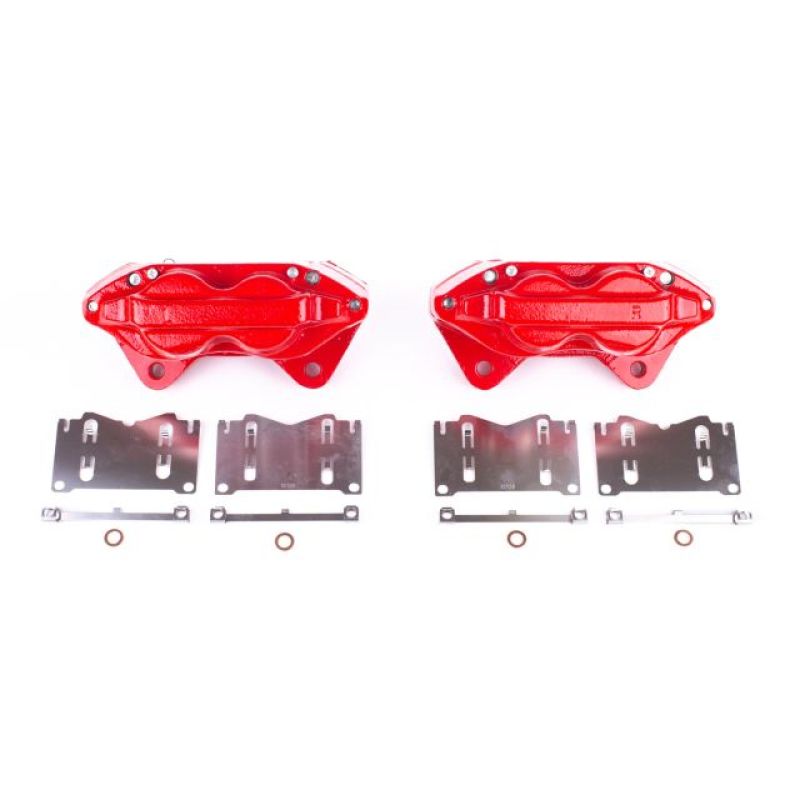 Power Stop 98-02 Lexus LX470 Front Red Calipers w/o Brackets - Pair-Brake Calipers - Perf-Grocery Getter Performance