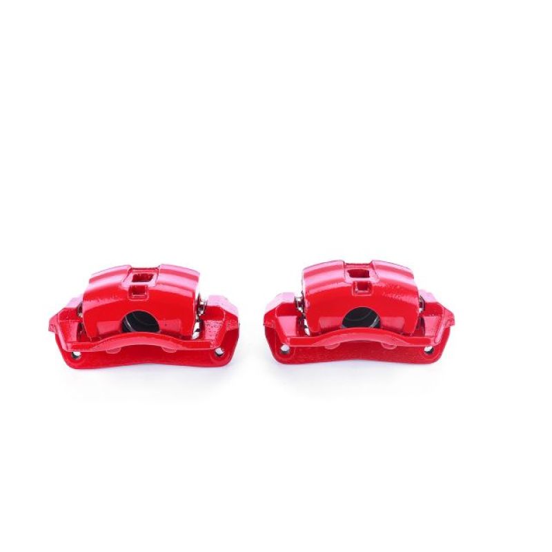 Power Stop 98-02 Mazda 626 Front Red Calipers w/Brackets - Pair-Brake Calipers - Perf-Grocery Getter Performance