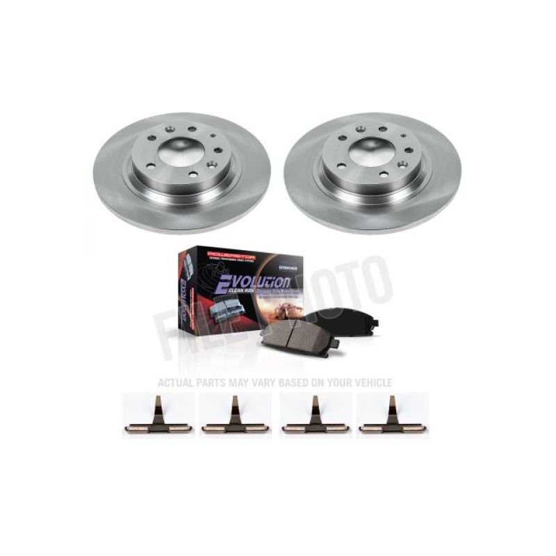 Power Stop 98-02 Mazda 626 Rear Autospecialty Brake Kit-Brake Kits - OE-Grocery Getter Performance