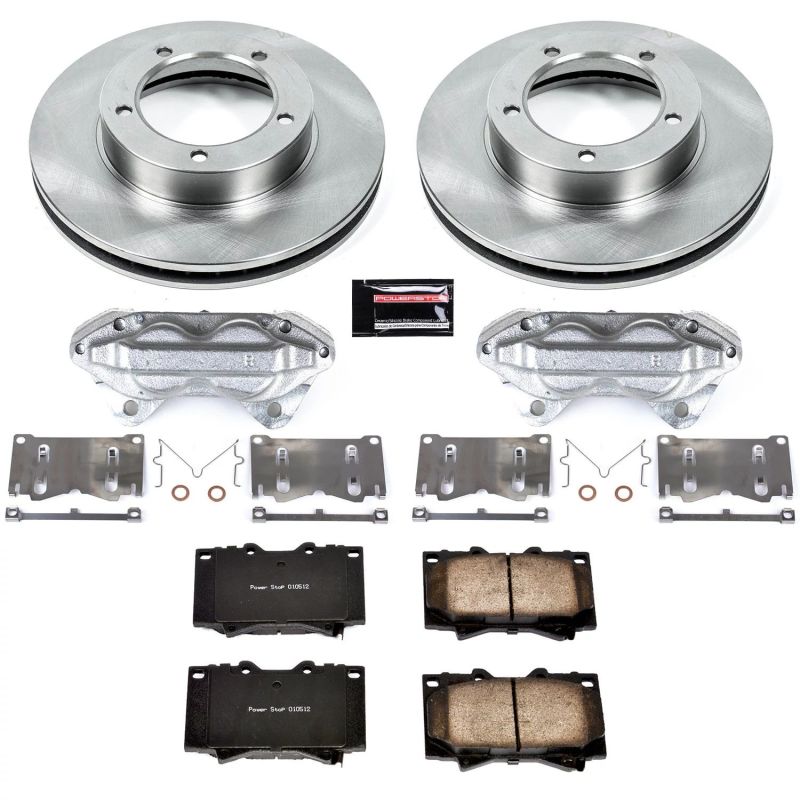 Power Stop 98-02 Toyota Land Cruiser Front Autospecialty Kit w/Cals-Brake Calipers - OE-Grocery Getter Performance