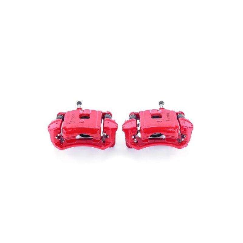 Power Stop 98-07 Lexus LX470 Rear Red Calipers w/Brackets - Pair-Brake Calipers - Perf-Grocery Getter Performance