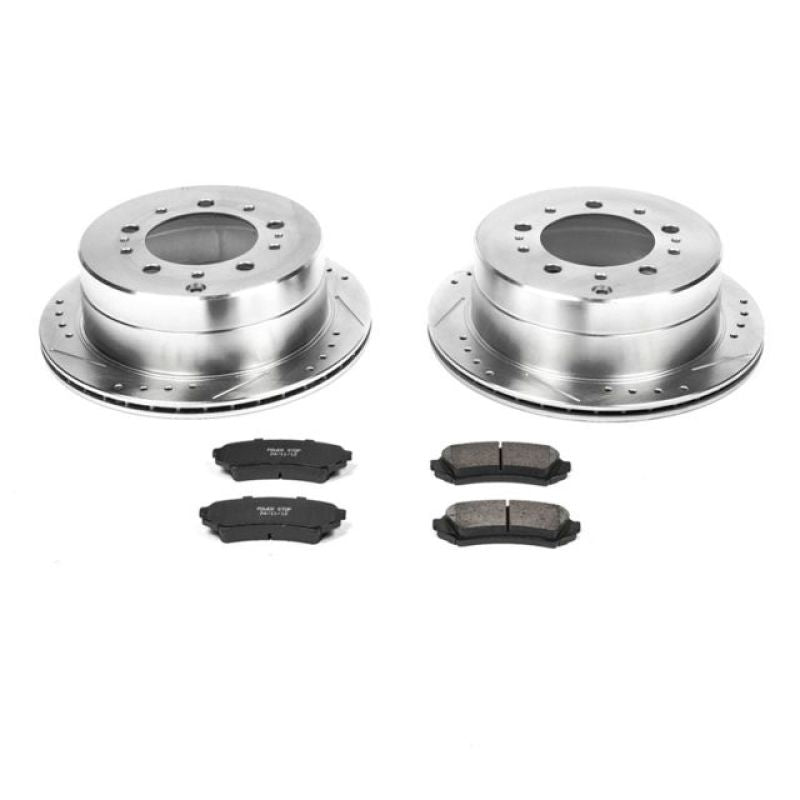Power Stop 98-07 Lexus LX470 Rear Z23 Evolution Sport Brake Kit-Brake Kits - Performance D&S-Grocery Getter Performance