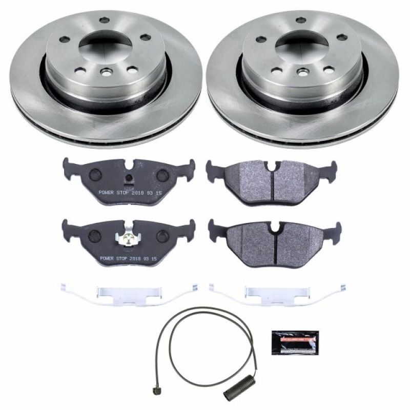 Power Stop 98-99 BMW 323i Rear Track Day SPEC Brake Kit-Brake Kits - Performance Blank-Grocery Getter Performance