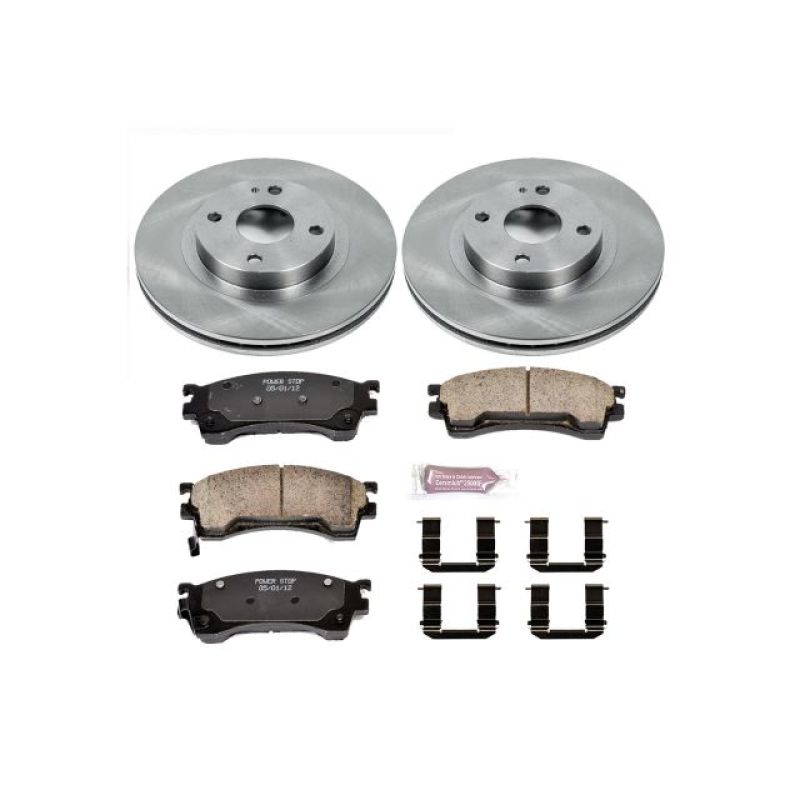 Power Stop 99-00 Mazda Protege Front Autospecialty Brake Kit-Brake Kits - OE-Grocery Getter Performance
