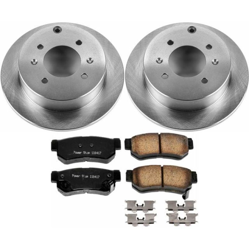 Power Stop 99-05 Hyundai Sonata Rear Autospecialty Brake Kit-Brake Kits - OE-Grocery Getter Performance