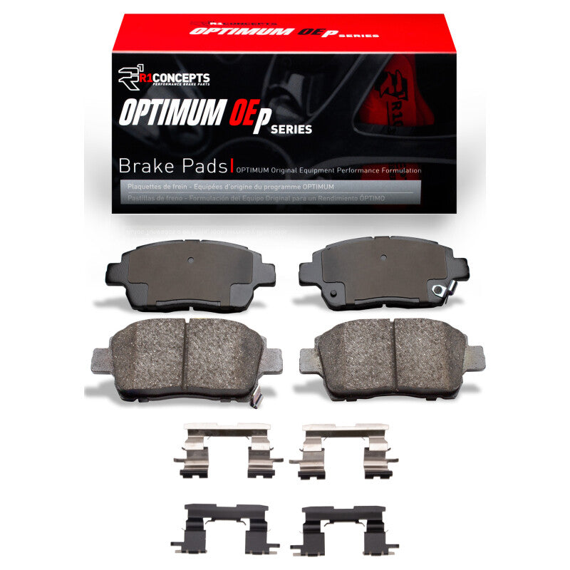 R1 00-00 Toyota Celica Front Optimum OE Pads & Hardware Kit-Brake Pads - OE-Grocery Getter Performance