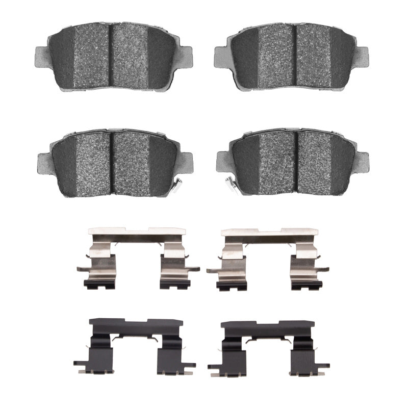 R1 00-00 Toyota Celica Front Semi Met Pads & Hardware Kit-Brake Pads - OE-Grocery Getter Performance
