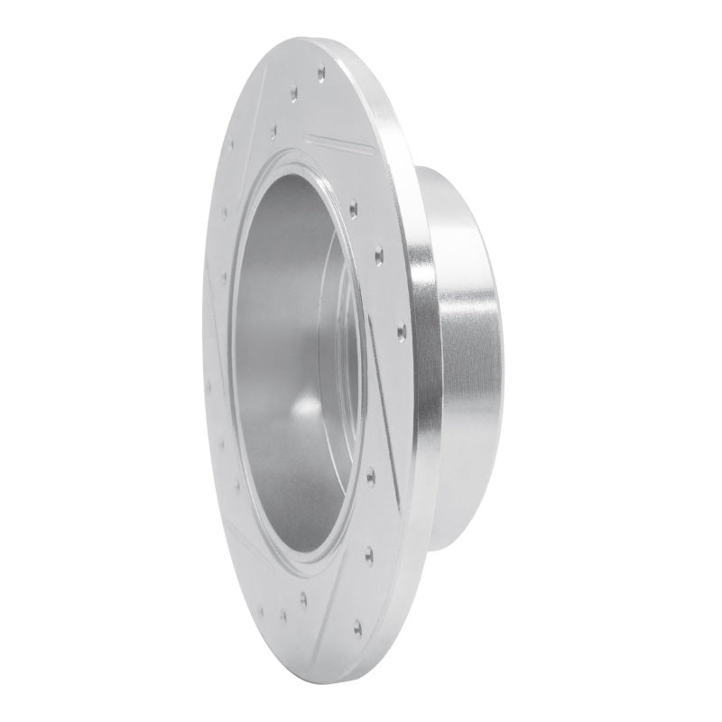 R1 00-04 Toyota Avalon Rear Right Drilled & Slotted Silver Brake Rotor-Brake Rotors - Slot & Drilled-Grocery Getter Performance