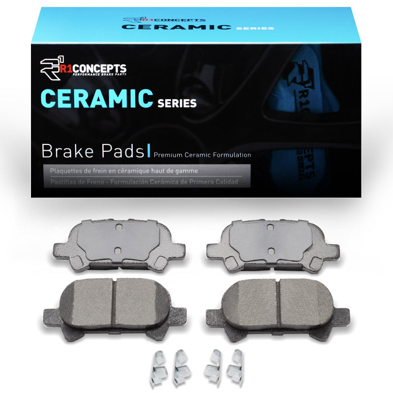 R1 00-08 Toyota Solara Rear R1 Ceramic Brake Pads-Brake Pads - OE-Grocery Getter Performance