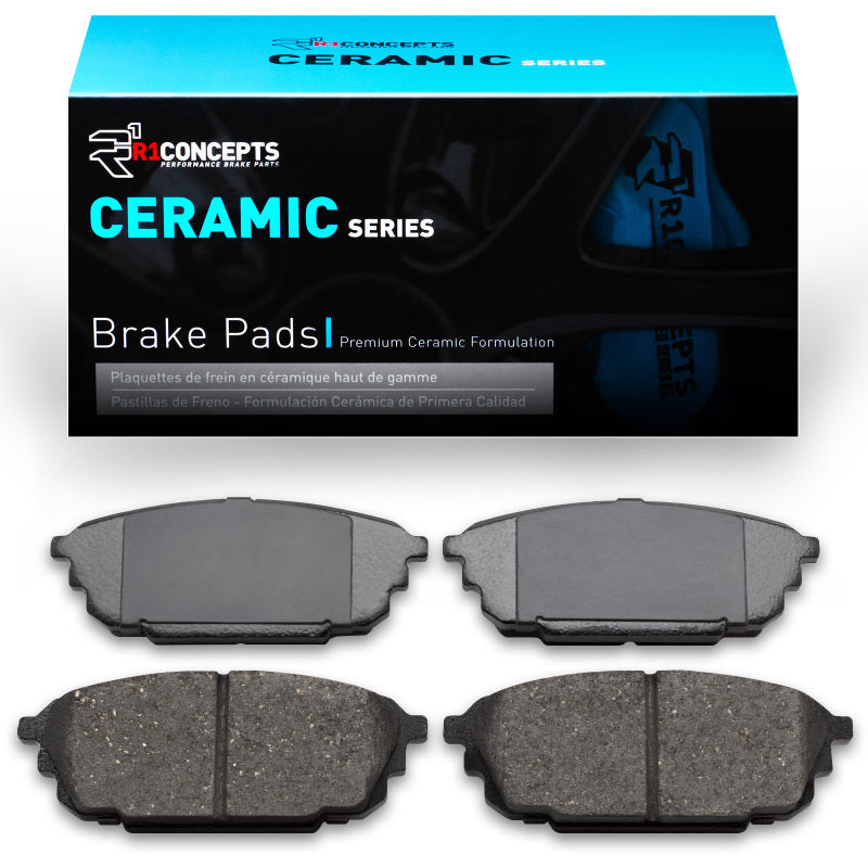 R1 01-03 Mazda Protege Rear R1 Ceramic Brake Pads-Brake Pads - OE-Grocery Getter Performance
