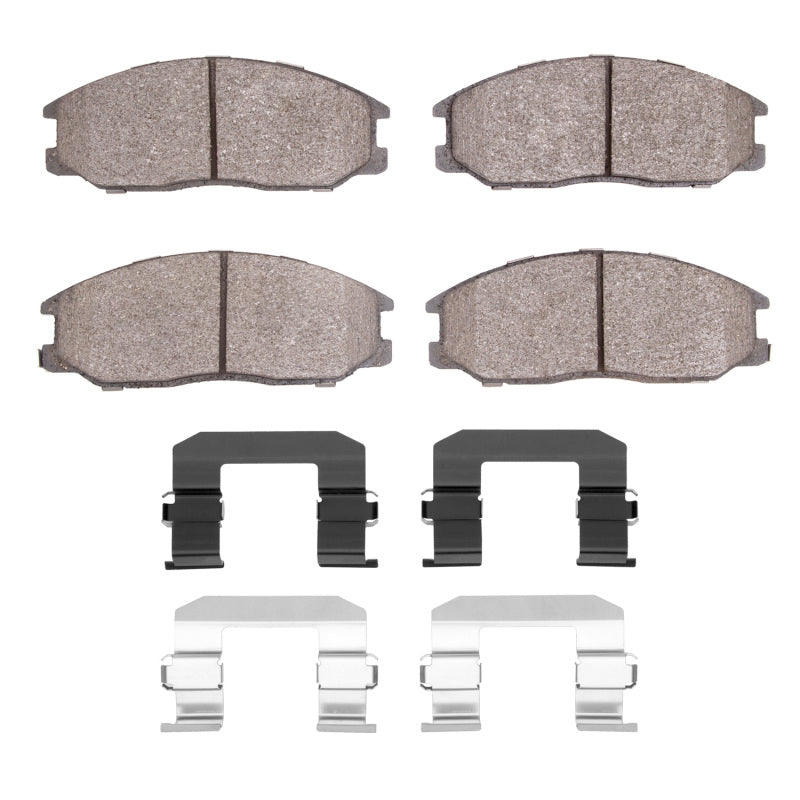 R1 01-05 Hyundai Santa Fe Front Semi Met Pads & Hardware Kit-Brake Pads - OE-Grocery Getter Performance