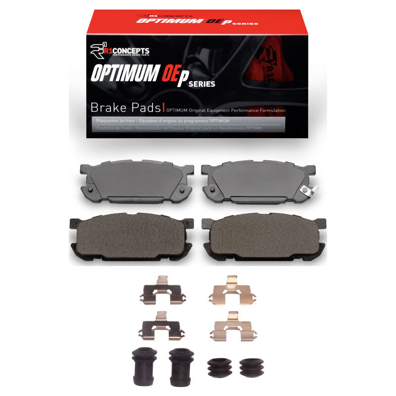 R1 01-05 Mazda Miata Rear Optimum OE Pads & Hardware Kit-Brake Pads - OE-Grocery Getter Performance